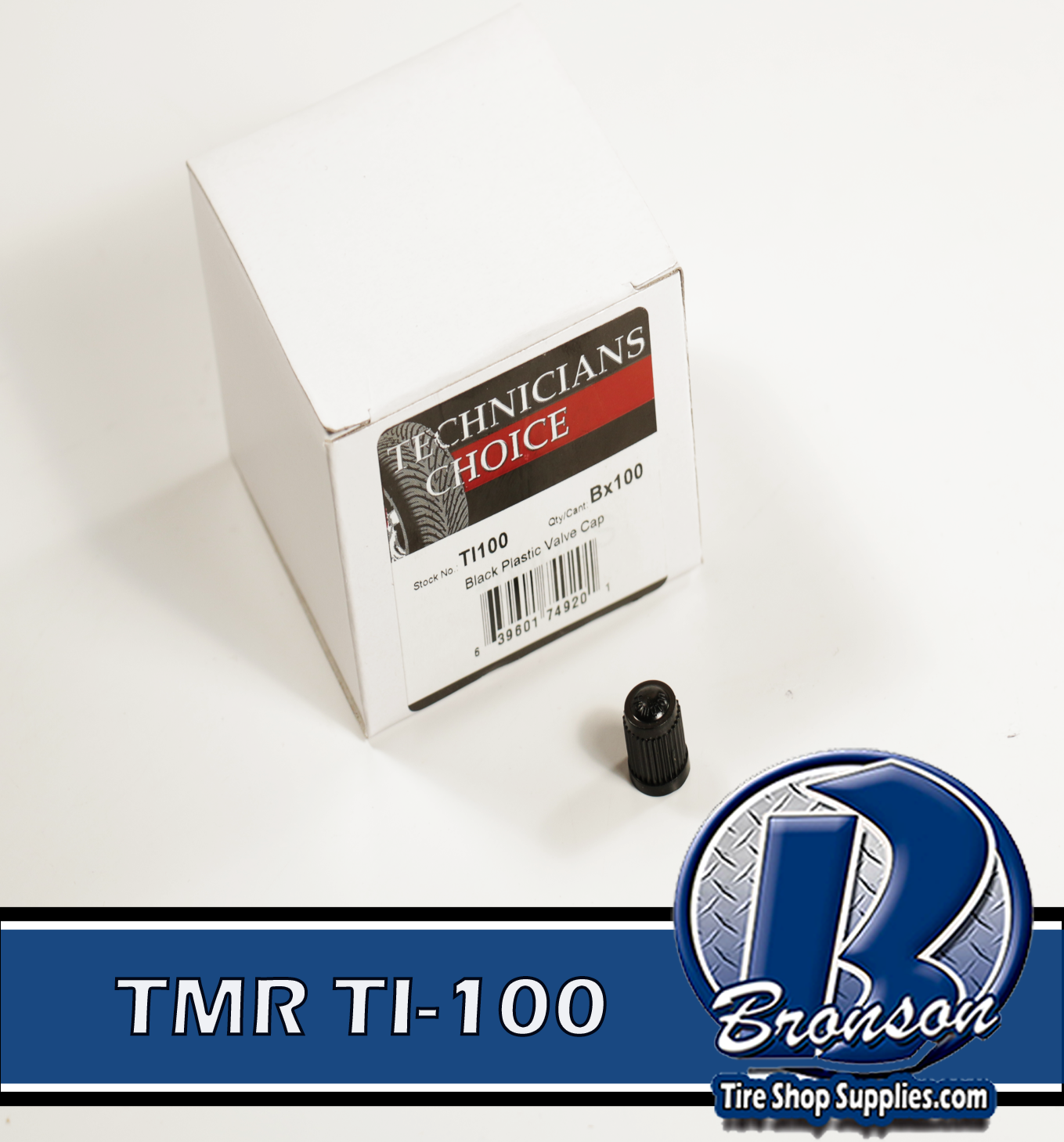 TMR TI-100 PLASTIC TIRE VALVE CAP (100 PER BOX)